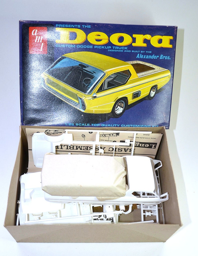 60s Vintage Toy Model Kit American Sportcar Racecar Iconic AMT Etsy