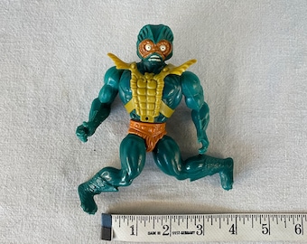 Figura de acción de la película de dibujos animados Masters of the Universe de Mattel, de 1985, Motu/He-Man, difícil de identificar, de ciencia ficción europea, en buen estado, TLC