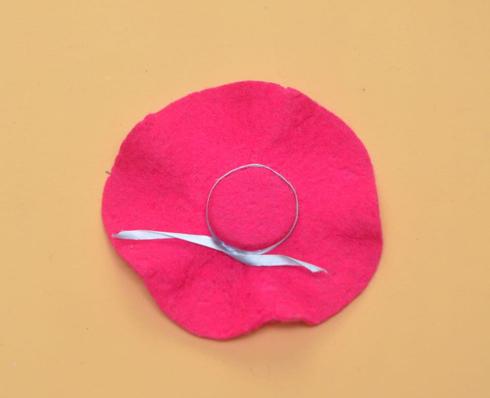 Rare Vintage 1960s Shocking Pink Hat BARBIE Clone CAPRICE Mily Gégé Tressy Doll Tammy Ideal Japanese Exclusive Coiffure Headwear Wide Brim