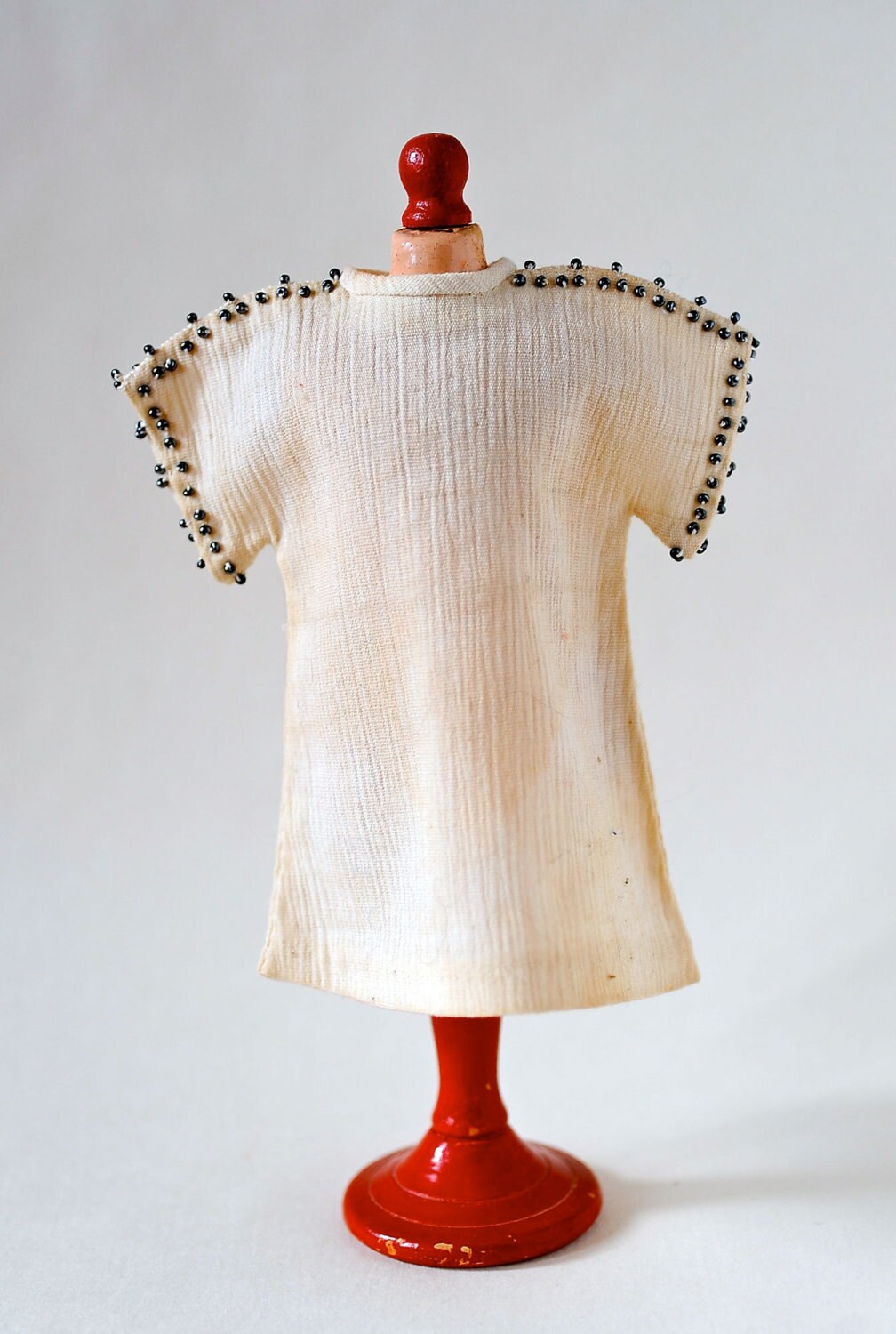 Authentic Antique 1920S Bleuette Doll Beaded Tunic Dress Billyboy Collection La Semaine De Suzette Gautier-Langereau Or Pattern France