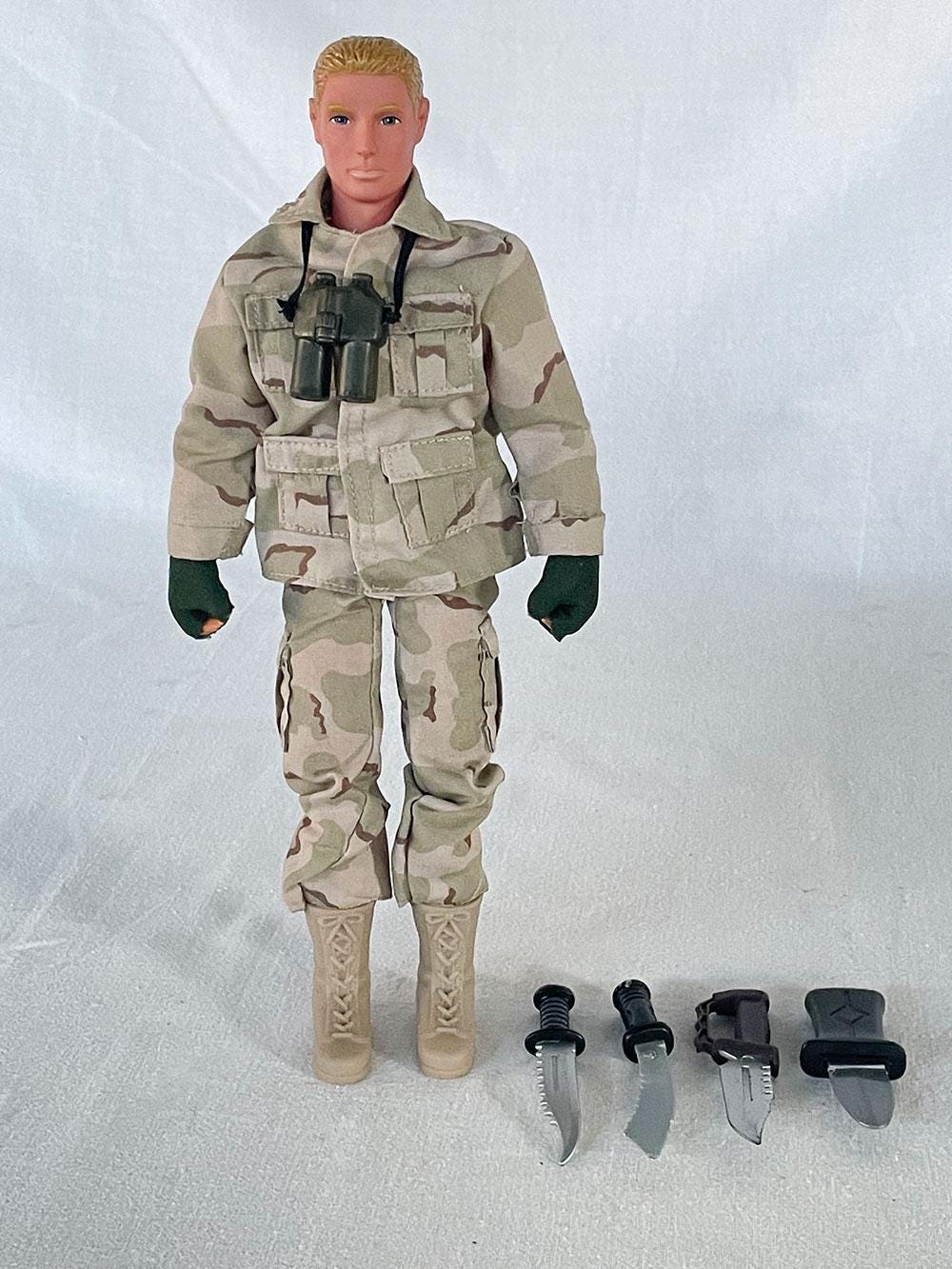 European 90s Vintage Antique G.i.joe Actionman Articulated Figure