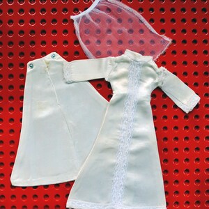 COPY OF Bild Lilli Design Babs Miss Seventeen Marx Drei M Fashion Doll Hausser Dress Wedding Gown Veil Train 1950s Starlit Dot/Prym Snap TLC