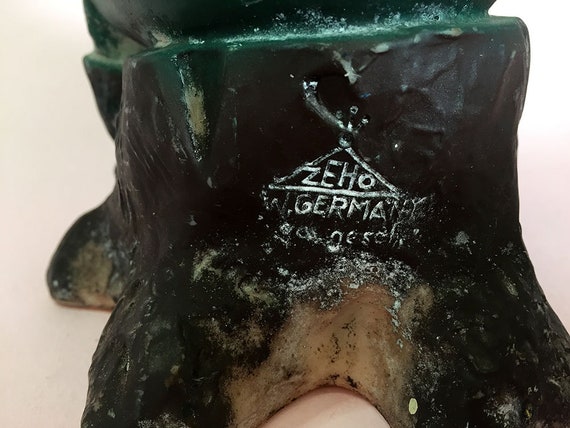 Rare 1930s ZEHO Vintage Black African GARDEN GNOME Dwarf