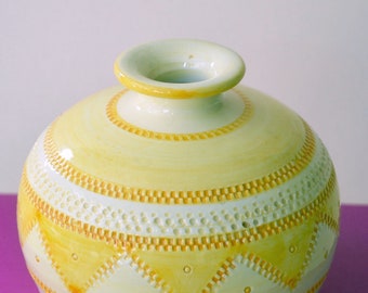 A Large Vintage Rare Striking Fat Lava Ruscha 313 Vase Germany in A Large Vintage Rare Striking Fat Lava Ruscha 313 Vase Germany in