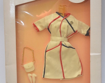 Rare 1985 Poupée de Mode Vintage Made in France BARBIE Sindy Sylvie Vartan Mod 1960s Style Designer André Courréges Doll Mint in Box Outfit