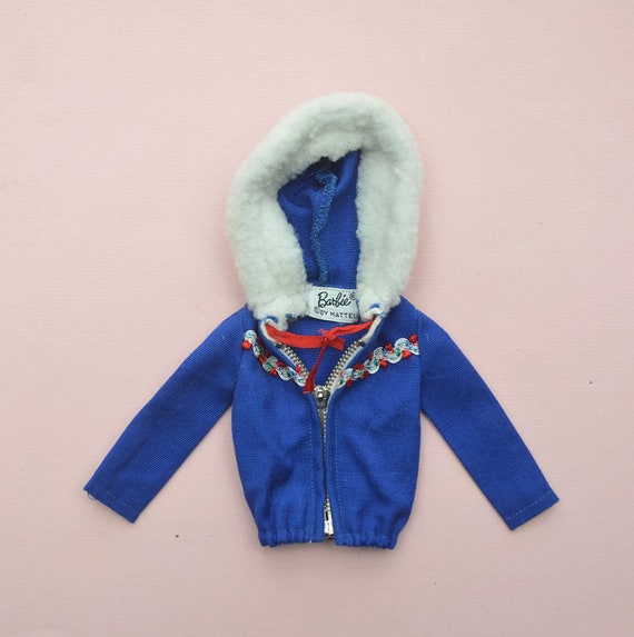 1960s Vintage Clothes Dress Vintage Barbie No.0948 "Ski Queen" (1960-1969) Doll Ski Jacket Pants Tights Skipper skirt Baby Boom Needs TLC