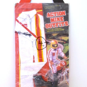 Vintage Antique G.I.Joe Actionman CLONE Figur 1960er Jahre Hasbro-style Nietkonstruktion Schnurrbart Soldat, Sportler, Abenteurer ACTION MIKE