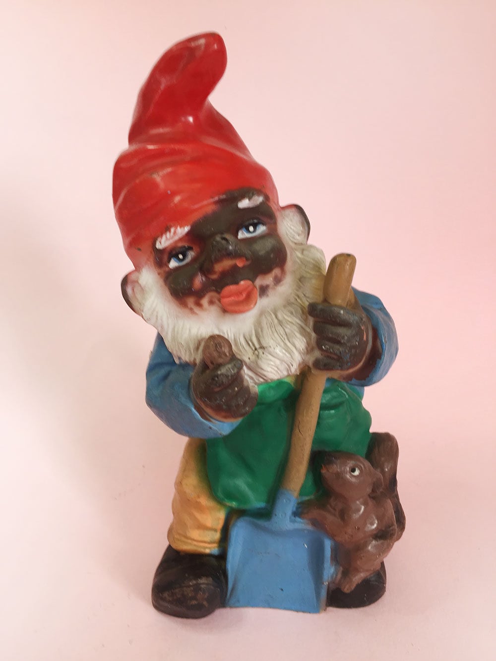Rare 30s Vintage Black African GARDEN GNOME Dwarf Fairytales Rare 30s Vintage Black African GARDEN GNOME Dwarf Fairytales