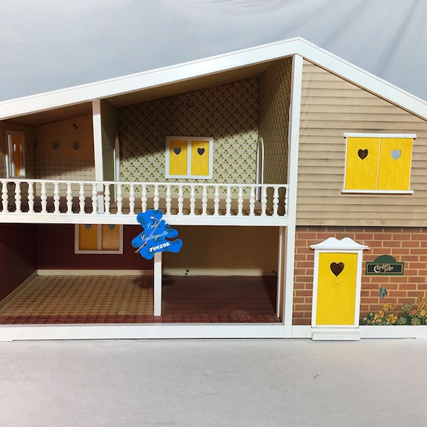 1960s/1970s CAROLINE'S Home Vintage Antique Early Denmark Mid Century Modern Doll's House BODO HENNIG Sandinavian Art Deco Brio Lundby Hanse