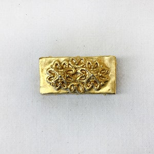 RARE Vintage 1960s/1970s Mod Haute Couture BALENCIAGA PARIS Mid-Century Modern Brooch Pin Designer-Made in France Parfums Promotional Offer