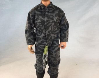Figura articulada masculina G.I. Joe Actionman vintage europea de los años 90, figura militar HASBRO Soldado Deportista Aventurero Action Mike Clone