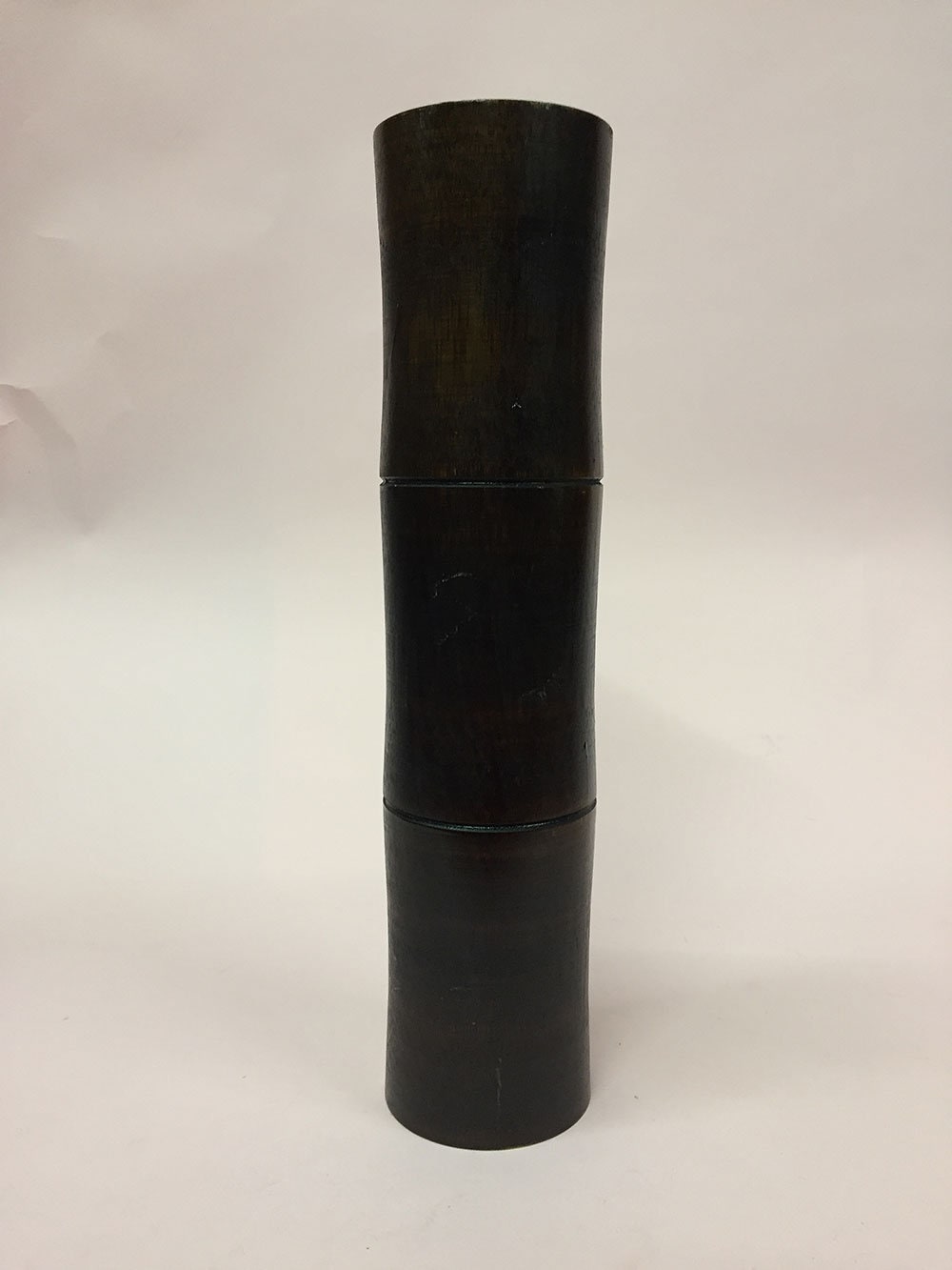 40S Vintage European Mid-Century Modern Tall Bamboo Kon Candlestick Holder Hawaiian Polynesia Don's Beachcomber Trader Vic's Home Bar-style