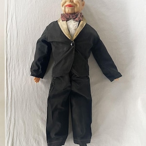 JURO vintage anni &#39;50/&#39;60 attore caratterista burattino ventriloquo marionetta televisione LITTLE RICKY Charlie McCarthy Jerry Mahoney Howdy Doody pupazzo