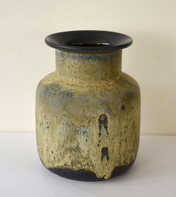 ドイツ Ü-Keramikの花瓶】ヴィンテージ 354