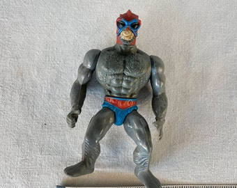 Figura de acción de la película de dibujos animados Masters of the Universe de Mattel, de 1985, Motu/He-Man, difícil de identificar, de ciencia ficción europea, en buen estado, TLC