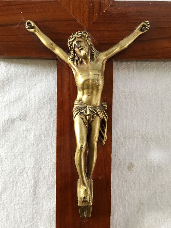 INRI　イエスキリスト　十字架　礼拝　アンティーク Yahoo!オークション - INRI .十字架 イエス・キリスト像