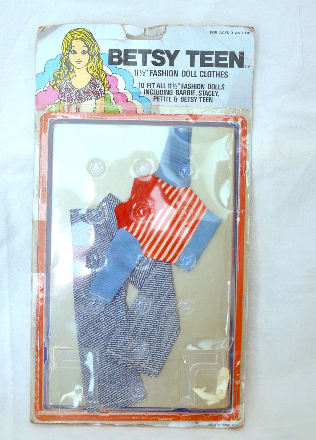 Jaren 1970 vintage Europa BETSY TEEN Doll Clone MOD Brady Bunch Archies