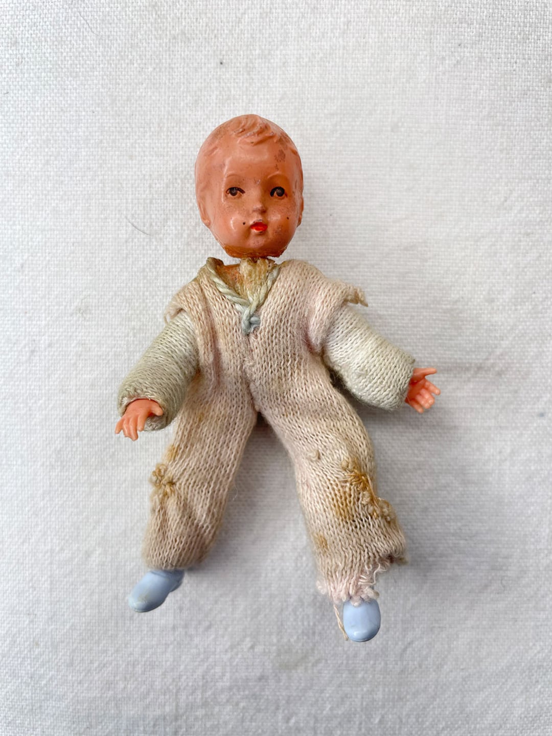 【1950s vintage】Alberto Lena Boy doll 1 1950-1960s Re de Avila Soft Vinyl Gaucho Boy Doll. For Sale