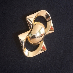Vintage 60s/70s Mod Haute Couture HENKEL GROSSE Courréges Paco Rabanne Cardin-era Psicodélico Space-Age Broche Diseñador-Hecho en Europa
