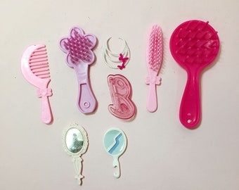 Vintage BARBIE Rockers Hair Combs Picks Memphis Milano Design style Uneeda Dollikin Palitoy Action Girl Doll Original Clothes Mego MADDIEMOD