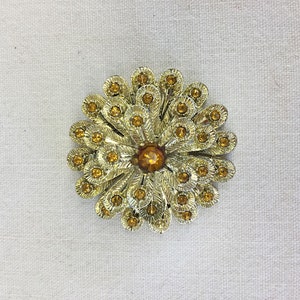 Vintage Antique 1950-60s Crystal Opal Beads Brooch Haute Couture Alta Moda Evening Soirée Designer-Made in France Encrusted Facetted Stones
