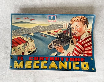 BOITE ANCIENNE MECCANO N° 6 Jeu De Construction En Acier. 1960/70 Avec