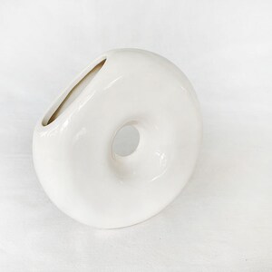 Spaceage Mod ROBERTO RIGON Bertoncello 50s/60s Italy Italian POTTERY Vintage Fat Lava Mid-Century Modern White Ceramic Sculptural Biomorphic