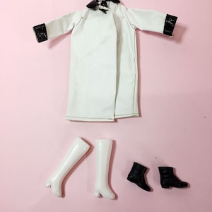 60s Authentic Vintage Original TRESSY Doll German BELLA French Made in France European Exclusive First Era MOD Raincoat Boots Go Go Yéyé-era