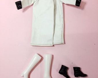 60s Authentic Vintage Original TRESSY Doll German BELLA French Made in France European Exclusive First Era MOD Raincoat Boots Go Go Yéyé-era