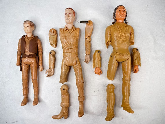 Cowboy and indian action figures deals