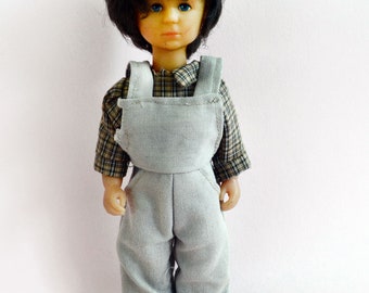 2tlg.Puppenkleiderset,für 36cm große Puppen Shirt+Latzhose Puppenkleidung neu 