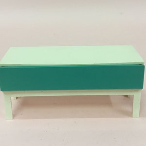 1950s/60 Vintage Antique CRAILSHEIMER BODO HENNIG Doll House Miniature Mid Century Modern Danish Furniture Doll&#39;s Sideboard Cabinet Credenza