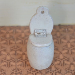 1880/1900 19thCentury Antique French German Wood MINIATURE Doll's House Salt Box Spice Rack Wall Kitchen Pantry Handmade Puppenhaus Spielzug