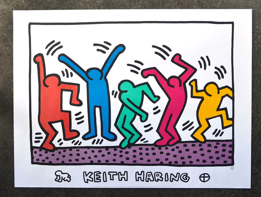 Vintage Classic KEITH HARING Graffiti Artist Modern