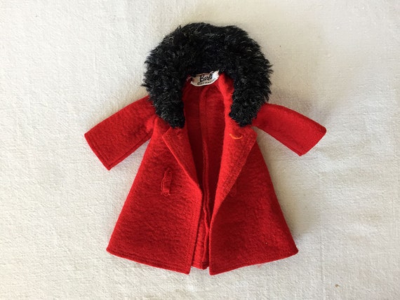Barbie VTG tenue It's Cold Outside rouge #819 Mattel 1964- complet
