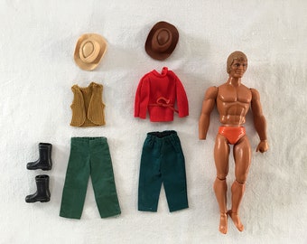 LOT Rare HTF Vintage Antique 1960/70 French Mattel Big Jim