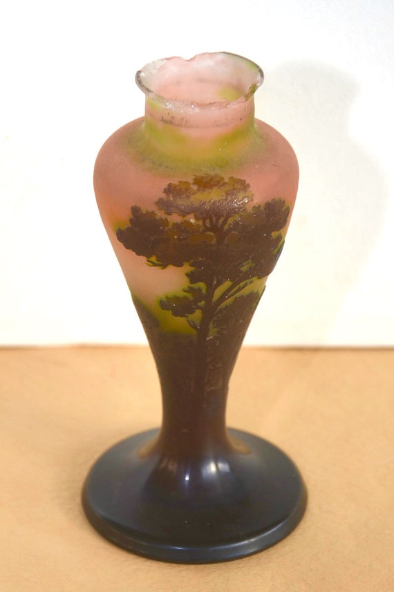 エミール・ガレ 復刻版 アールヌーボー ランプ ハンドメイド ルーマニア 希少 エミール・ガレ 復刻版 アールヌーボー ランプ ハンドメイド