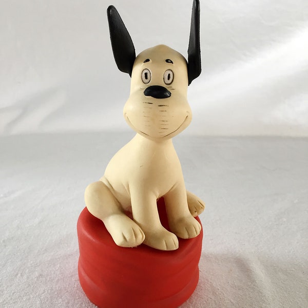 Seltene Wum & Wendelin LORIOT GOEBEL Sorgenkind West Germany TV Cartoon Charakter Hund 1950er/1970er Jahre Vintage L988 Pop Art Mod Mid-Century Modern