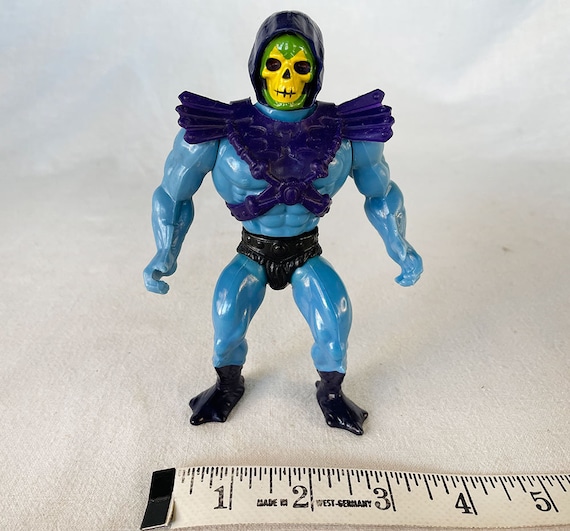 Vintage SKELETOR Iconic Sci-fi European Masters of the Universe Mattel 1982  Motu/He-Man Played Condition Cartoon Movie Action Figure