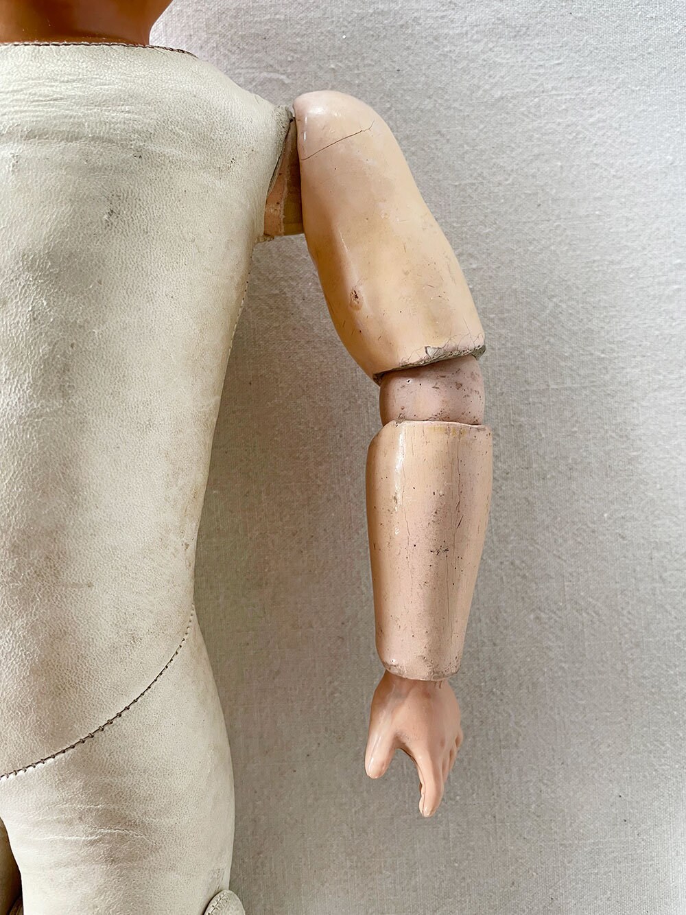 【19世紀末〜希少】ドイツ製 アンティーク レディレッグ コルク抜き セルロイド 1880-1900 Doll French/german Antique 19th-century Shoulder
