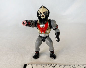 Figura de acción de la película de dibujos animados Masters of the Universe de Mattel, de 1985, Motu/He-Man, difícil de identificar, de ciencia ficción europea, en buen estado, TLC