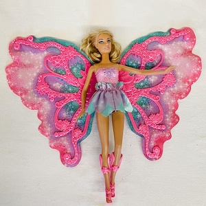 1980s/2000 Authentic Vintage Original MATTEL Butterfly Blonde BARBIE Friends Fashion Doll European Fairy Mermaid Fantasy Post-Superstar Era