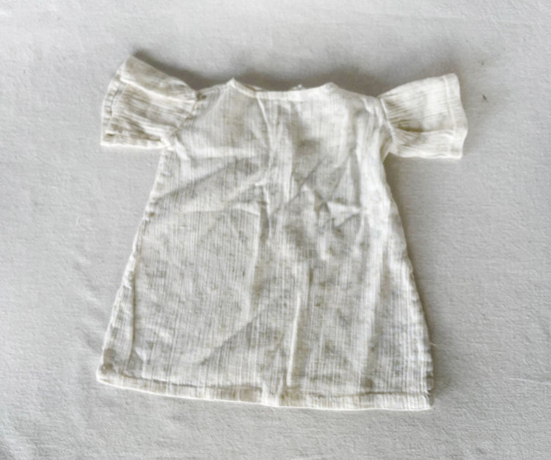 Vintage Antique Cloth Doll Kammer Und Rheinhart German White Muslin  Dress Undergarment Fashion Reform Arts Craft Style 1890-1920