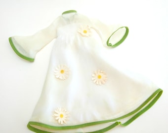 Authentic Vintage 1967 FURGA Tre Esse Alta Moda Italian Fashion Haute Couture doll "PLENILUNIO" No. 8823 White & Green Organza Gown Daisys