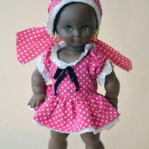 RARE Black AFRICAN Nadia Doll Authentic Vintage Original Clothes 1950/1960 BELLA France Alta Moda Fashion Haute Couture Poupée Doll Teenager