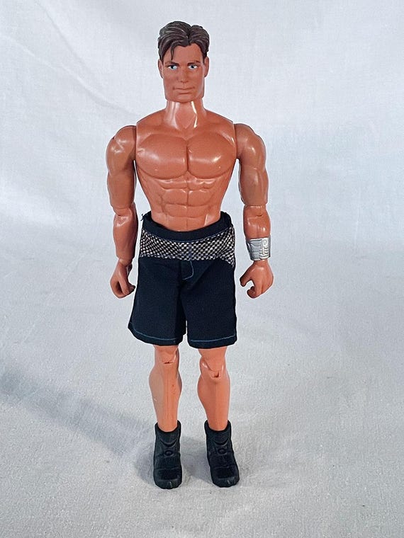 European 90s Vintage Antique G.i.joe Actionman Male Articulated