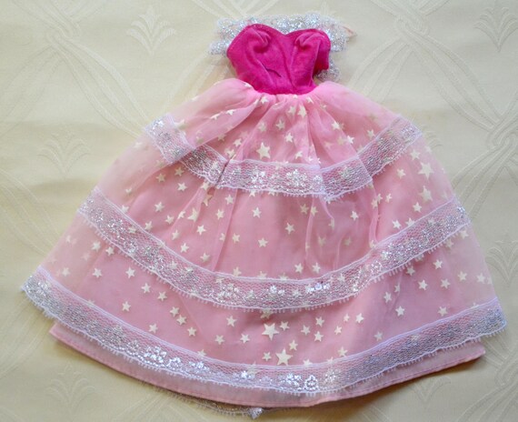 barbie pink dress glowing stars