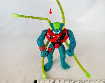 Figura de acción de la película de dibujos animados Masters of the Universe de Mattel, de 1985, Motu/He-Man, difícil de identificar, de ciencia ficción europea, en buen estado, TLC