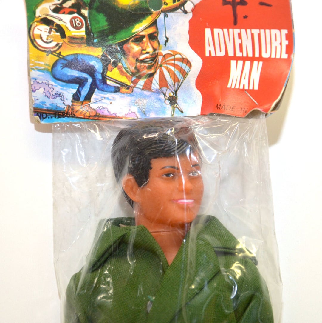 Vintage Antique G.i.joe Actionman CLONE Figure 1960s 1970s Hasbro style Male Boy Brunette Hair Soldier Sportsman Adventure Man ACTION MIKE Etsy