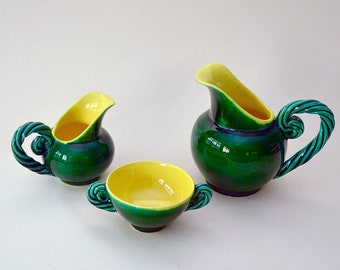 フランス　アンティーク　ヴァロリス焼 フランスアンティーク ヴァロリス焼 おさるの置物 緑色 ヴィンテージ